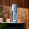 SodaStream máquina de gaseificar Terra azul-claro QC com CO2 e garrafa PET de 1L