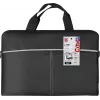 Mala para portátil DEFENDER Lite 39,6 cm (15,6 polegadas) preto/cinzento, poliéster, fecho de correr, pega de transporte, alça removível