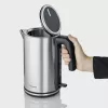 Chaleira elétrica SEVERIN WK 3449 — 1,7 l, 2400 W, aço inoxidável/plástico, preto-prateado