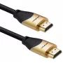 Qoltec 50356 cabo HDMI v2.1 Ultra High Speed 8K | 60Hz | 28AWG | GOLD | 3m