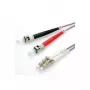 Cabo de jumper de fibra ótica ROLINE 50/125µm LC/ST OM4 lilás 2 m