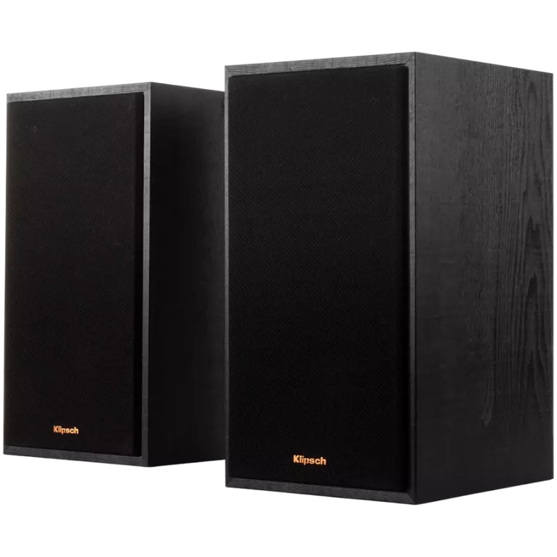 Coluna de estante ativa KLIPSCH R-51PM — com fios e sem fios, 120 W, preto/cobre