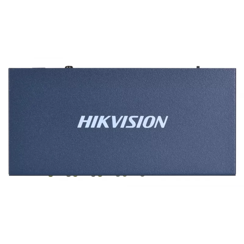 Ligações de rede Hikvision DS-3E0106HP-E não gerido Fast Ethernet (10/100) com suporte PoE azul
