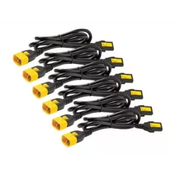 Cabo de alimentação APC AP8706S-WW Preto 1,83 m C13 C14 fêmea