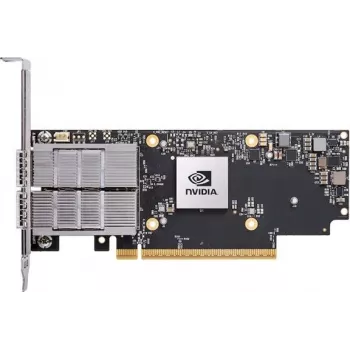 Placa de rede NVIDIA Mellanox ConnectX-7 MCX755106AS-HEAT Dual-Port QSFP112 200Gbit HHHL 900-9X7AH-00