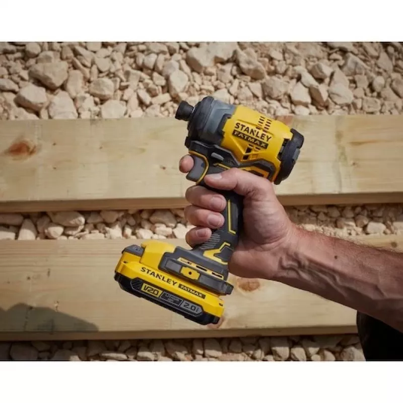 Stanley SFMCF820D2K Parafusadeira de impacto 2900 rpm Preto, Amarelo