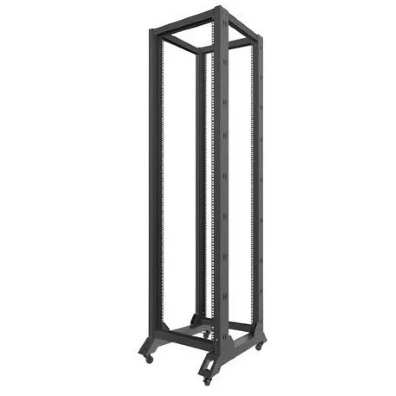 Lanberg OR01-6842-B Rack aberto de 19 polegadas, 42U, 600x800 mm, preto