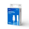 Adaptador de áudio USB Type 3.1 C (M) – Jack 3,5mm (F) branco SAVIO AK-52