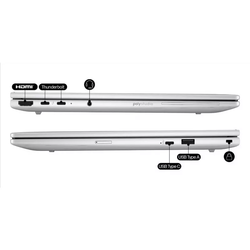 Portátil HP EliteBook G8 Ultra 7 255U 14,0 polegadas WUXGA IPS 400 cd/m² AG 32 GB DDR5 5600 SSD 1 TB Intel Arc câmara 5 Mpx W11Pro