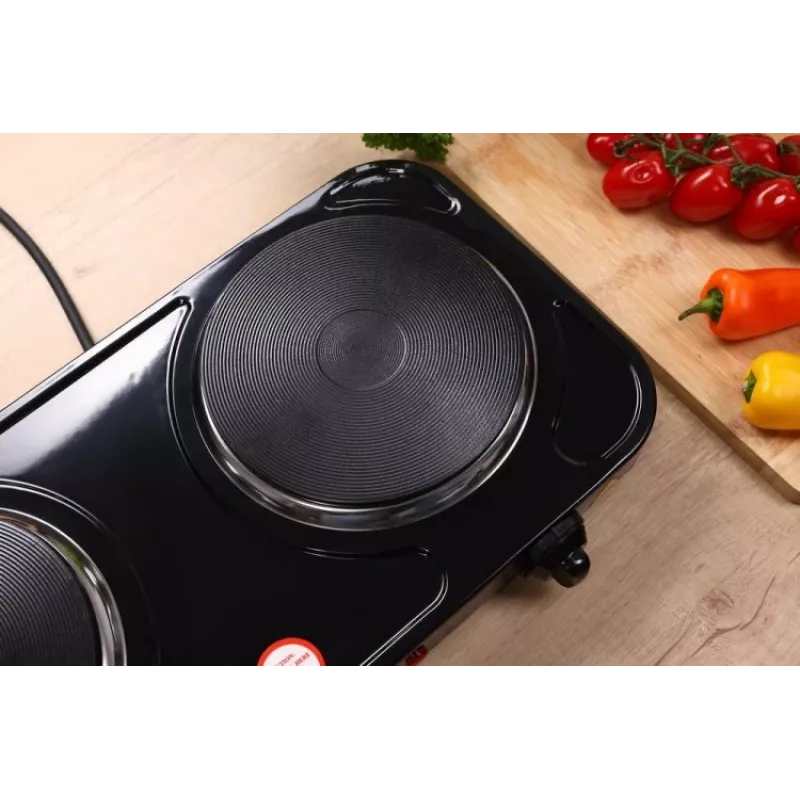 Fogão elétrico IDEAL de 2 placas, potência máxima 2600 W
