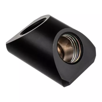 EK Water Blocks EK-Quantum Torque adaptador de 90 graus G1/4 fêmea para G1/4 fêmea, preto