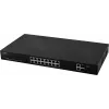 PULSAR SF116 Comutador de rede Gerido Fast Ethernet (10/100) Power over Ethernet (PoE) 1U Preto