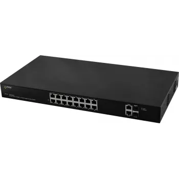 PULSAR SF116 Comutador de rede Gerido Fast Ethernet (10/100) Power over Ethernet (PoE) 1U Preto
