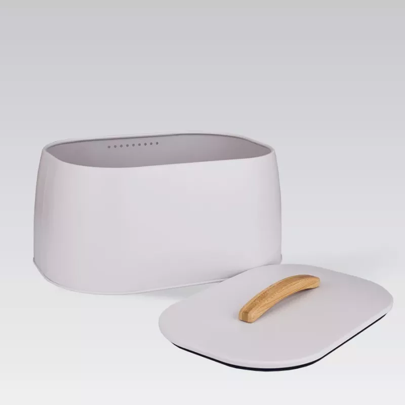 Caixa de pão Maestro MR-1675-BEIGE bege recipiente para guardar pão