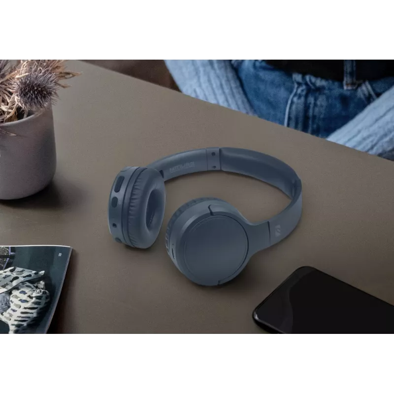 Muse M-272 BTB Auscultadores/Headset Sem fios de arco Música USB Type-C Azul