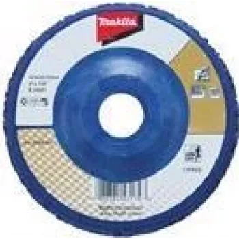 Makita - Disco de limpeza - para alumínio, aço inoxidável, metal não ferroso, aço - 125 mm - para Makita 95XX, GA008, GA008GM201, GA013, GA013GM201, GA016GM201, GA023,