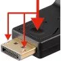 Adaptador DisplayPort para VGA Goobay 1.1, 0,15 m (60606)