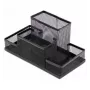Estojo Forpus, preto, vazio, compartimento 4, chapa perfurada 1005-012