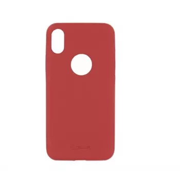 Capa para telemóvel Tellur Cover Slim para iPhone X/XS — pele sintética, vermelho