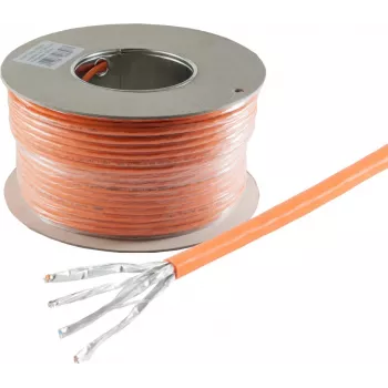 shiverpeaks BS08-82031007 cabo de rede laranja 100 m Cat.7 cabo bruto S/FTP (S-STP) (BS08-82031007)
