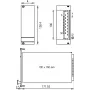 SCHROFF Painel frontal para PSM - FRONTPL.HF PSU PSM 3HE 10TE (21005477)