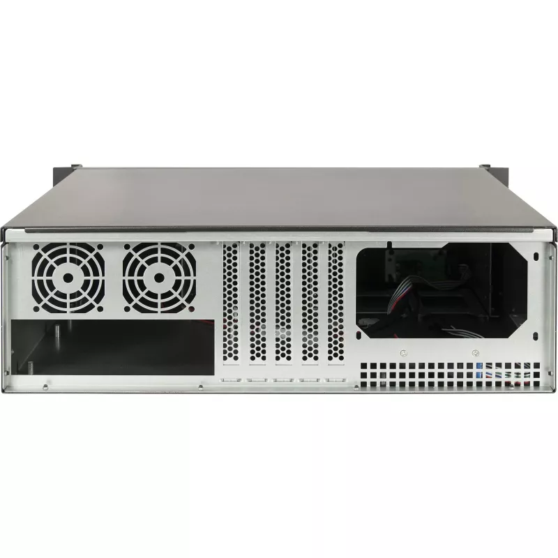 Rack de servidor Inter-Tech 3U-K-340L preto ATX ventoinha de 60mm