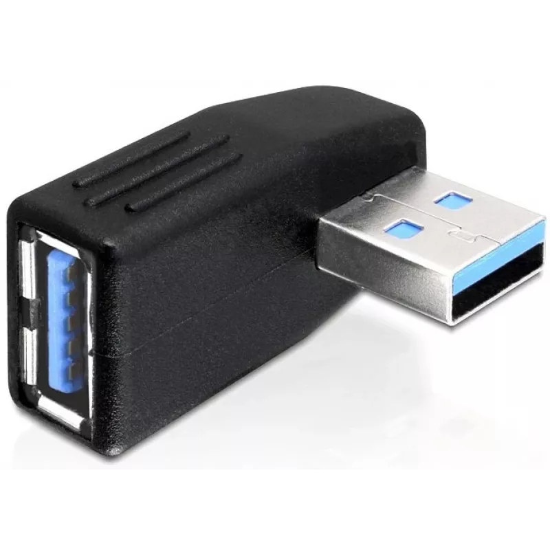 Adaptador USB 3.0 M/F Delock 65342 preto