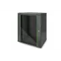 DIGITUS Dynamic Basic DN-19 16-U-EC-SW - armário - armário de rede - adequado para montagem na parede - RAL 9005 - 16U - 48,3 cm (19 polegadas)