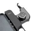 Grelhador de contacto Jata JEGR1245 — 2200 W, botão rotativo, retangular 655×255 mm, preto/prateado