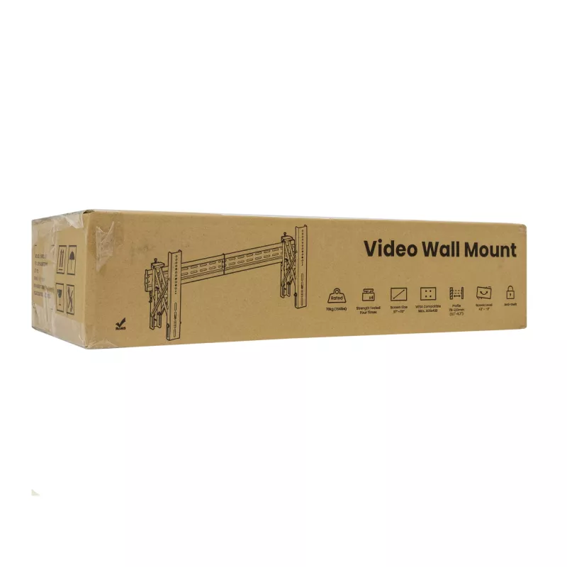Suporte de parede para TV SBOX LVW02-48T para ecrãs de 37–70 polegadas, máx. 70 kg, VESA até 800×400