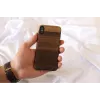 Capa para smartphone man and wood para iPhone X/XS — fango preto