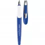 Caneta de tinta permanente Herlitz my.pen sistema de cartuchos azul branco