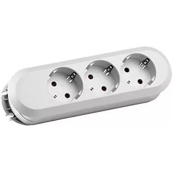 Bachmann SMART Extensão de 3 tomadas, sem cabo, branco