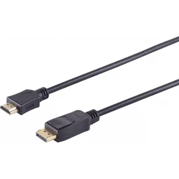Cabo DisplayPort para HDMI ShiverPeaks 10 m macho–macho BS77498-2