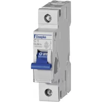 Disjuntor DOEPKE C13A DLS-6H-C13-1-6-KA 6kA 1 polo 230V característica C DLS-6H-C13-1-6-KA (09914202)