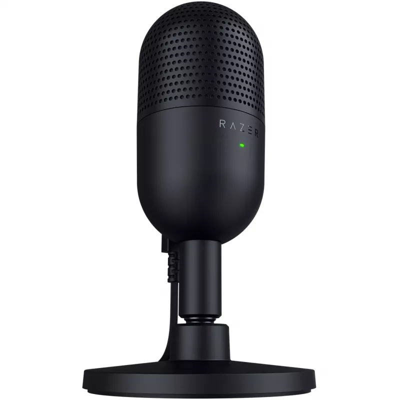 Microfone de mesa Razer Seiren V3 Mini, USB-C, supercardioide, 20–20000 Hz, 96 kHz, 24-bit, preto