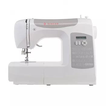 Máquina de costura computorizada SINGER C5205 Elétrica Cinzento Branco 1 passo