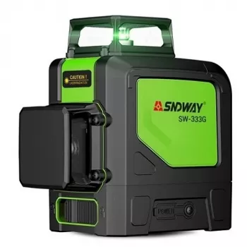 Nível laser SNDWAY SW-333G 30 m feixe verde