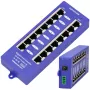 Injetor PoE Extralink Gigabit 8 portas 1000 Mb/s RJ45 modo B