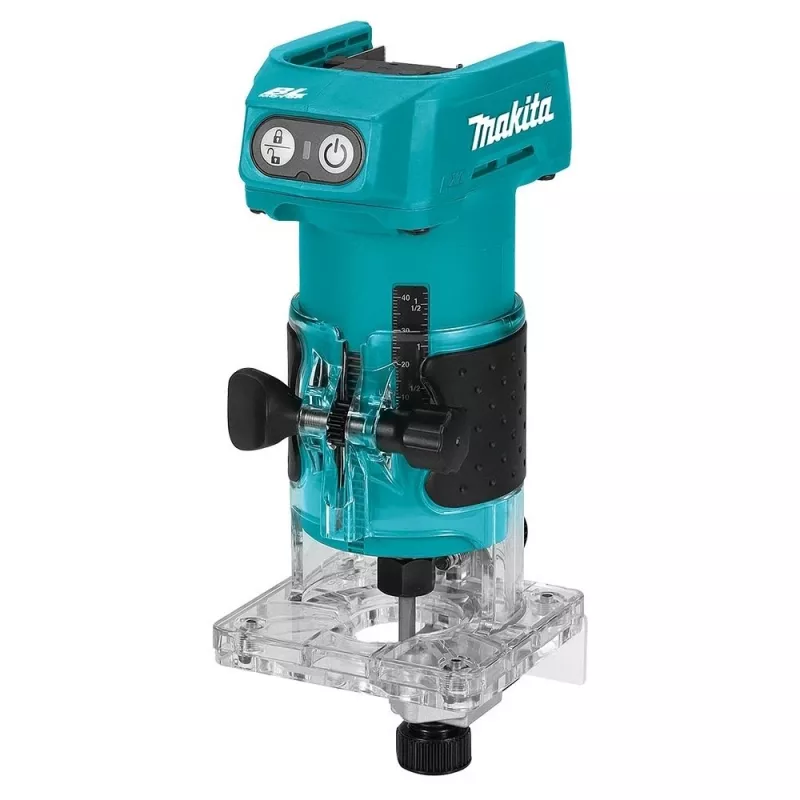 Fresadora de tupia sem escovas Makita DRT52Z 18V LXT 6 mm (1/4 inch) - máquina base