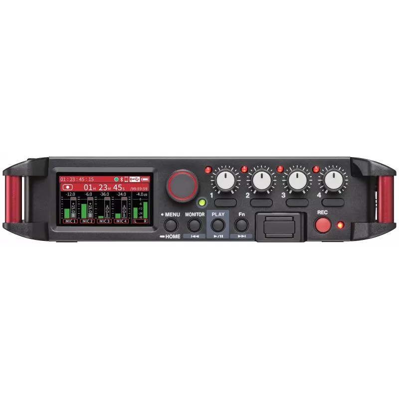 Gravador de áudio portátil Tascam FR-AV4 com 4 canais