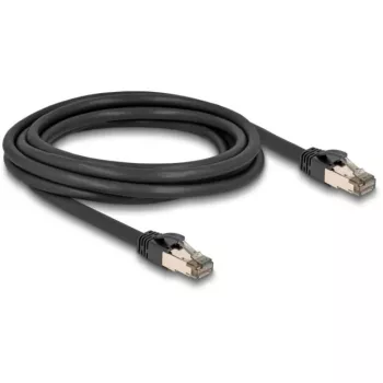 Cabo de rede DeLOCK RJ45 Cat.6A U/FTP 3m preto