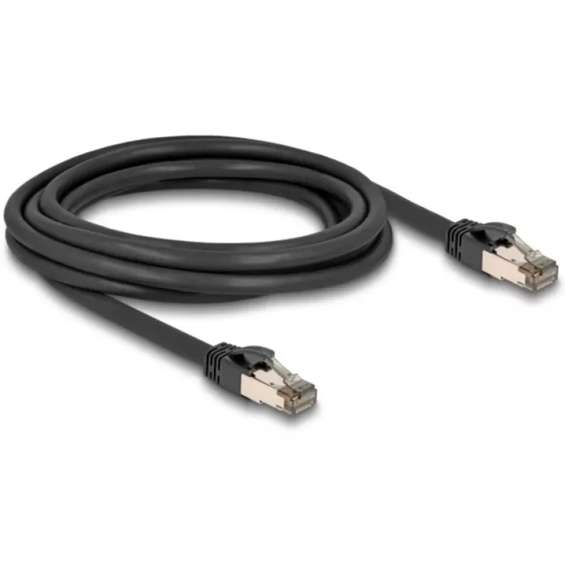 Cabo de rede DeLOCK RJ45 Cat.6A U/FTP 3m preto