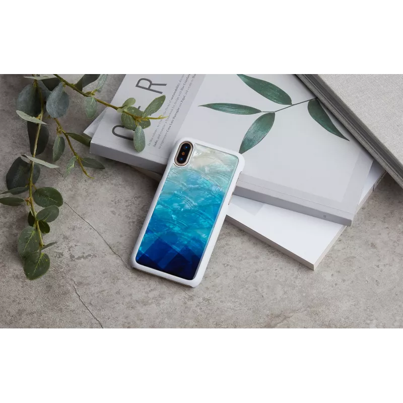 Capa para smartphone iKins para iPhone XS/S blue lake white