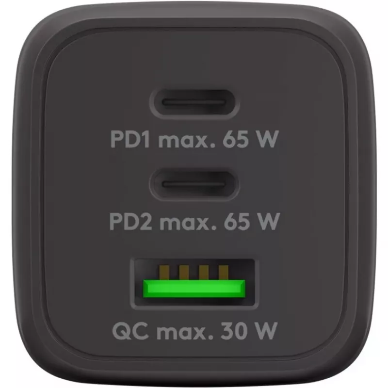 Goobay 64753 Carregador para dispositivos móveis Auscultadores - Smartphone - Tablet preto AC carregamento rápido interior (64753)