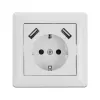 Tomada 2 x USB + CEE 7/3 DeLOCK 11473