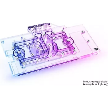 Alphacool Aurora acrylic GPX-N - water block + Heat Sink - Alumínio - 3-Pin JST - 1/4 - CE - FC - RoHS - ASUS ROG Strix GeForce RTX 3070 8GB Advanced (ROG-STRIX-RTX3070-A8G-GAMING