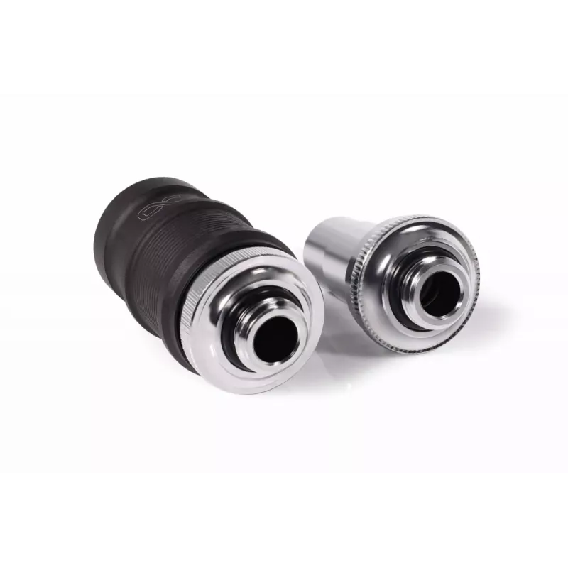 Adaptador de bloco de água Aquatuning GmbH 13876 Latão Níquel Plástico Preto Cromado