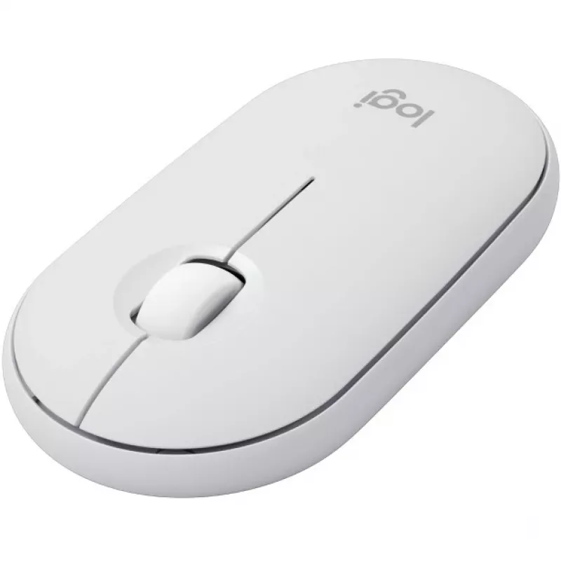 Conjunto Logitech Pebble 2 Combo, branco, sem fios, alemão, 920-012204