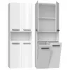 Topeshop NEL 2K DK BPOŁ armário de arrumação para casa de banho, branco